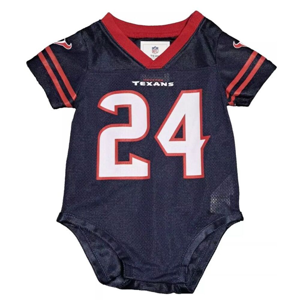 NFL Unisex Baby Houston Texans #24 Derek Stingley Jr. Bodysuit Jersey, Size 12M